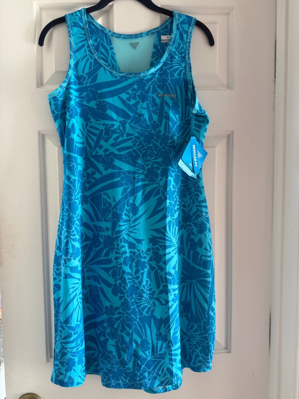 Columbia Cooling NWT Teal Floral Performance Sundress